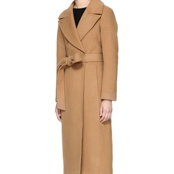 camel maxi coat